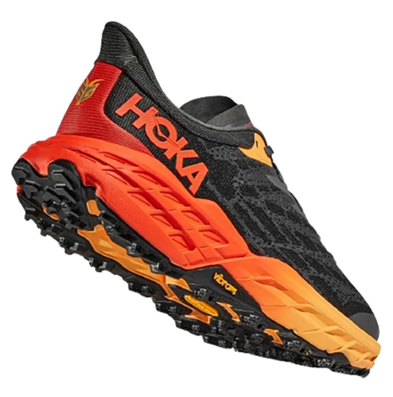 Hoka One One Men's Speedgoat 5 Wide Castlerock/Flame-3